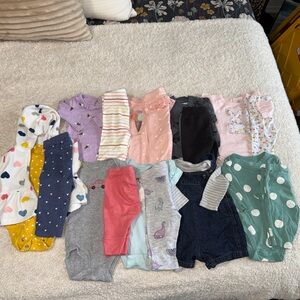 3month baby girl bundle of full outfits!